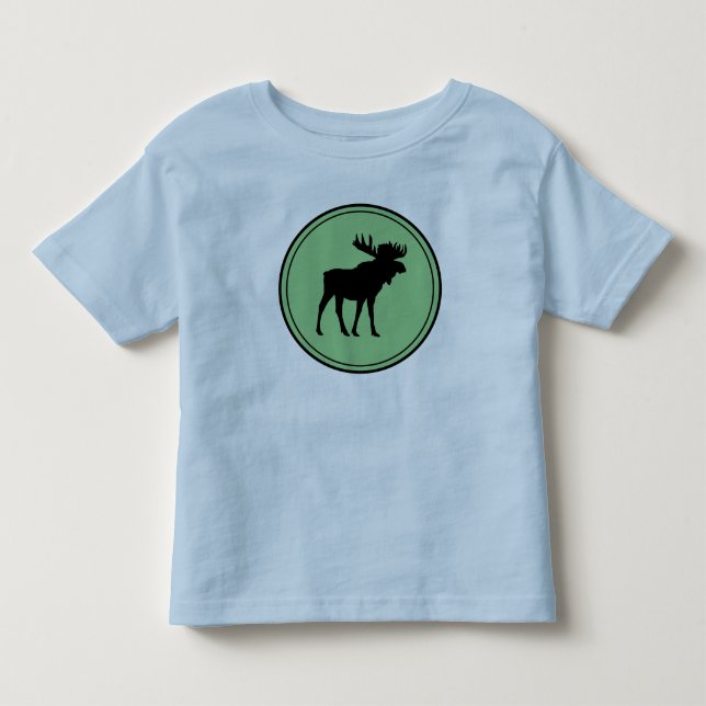 Moose Silhouette Wilderness T-shirt (Framsida)