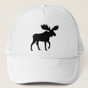 Moose Silhouette Wildlife Vild Animal Wilderness Keps