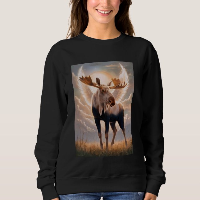 Moose Spirit Guide Animal Nature Älskare Wildlife  T Shirt (Framsida)