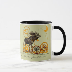 Moose Stein-Walden, Henry David Thoreau Quote Mugg