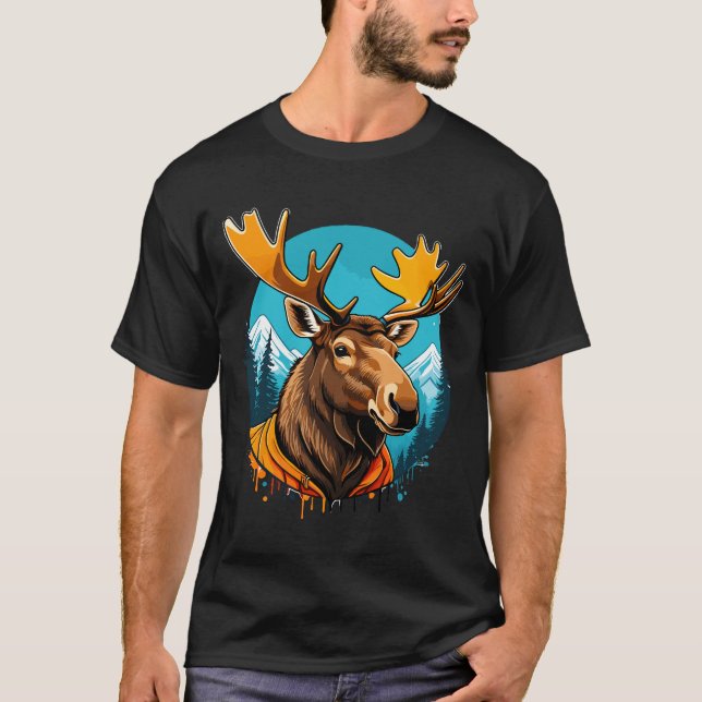 Moose T Shirt (Framsida)