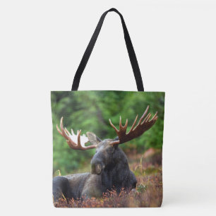 Moose Tote Bag Tygkasse