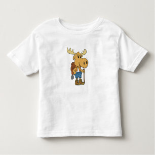 Moose travare med ryggsäck  Välj tillbaka färg T Shirt