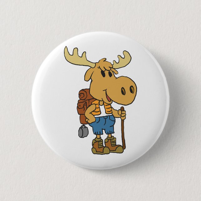 Moose traveler med ryggsäck | välj tillbaka färg knapp (Framsida)