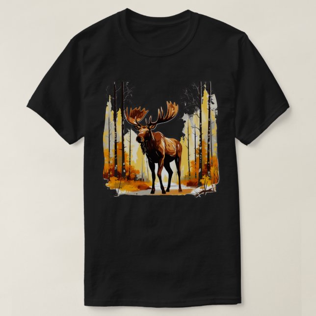 Moose TShirt 3 T Shirt (Design framsida)