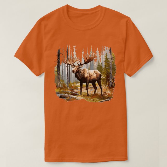 Moose TShirt 4 T Shirt (Design framsida)