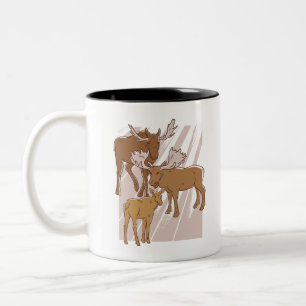 Moose Två-Tonad Mugg