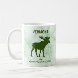 Moose, Vermont, bergsstaten Grönt Kaffemugg
