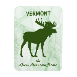 Moose, Vermont, bergsstaten Grönt Magnet