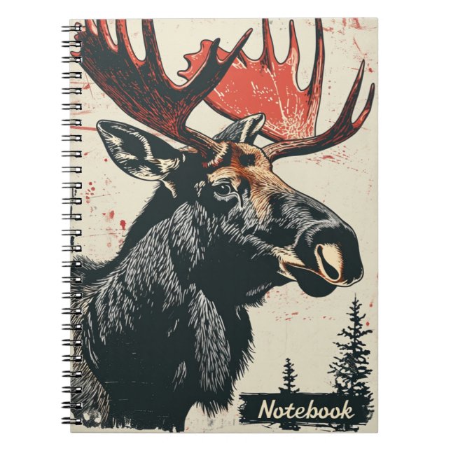Moose Vintage Anteckningsbok (Framsidan)