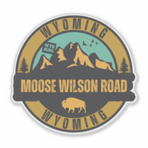 Moose Wilson Road, Wyoming Klistermärken