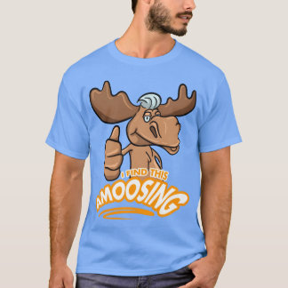 Moose Word Pun for Animal Lovers retro T Shirt