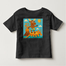 Moosecano Stänk! - Soda Volcano Surfa T-Shirt Kids