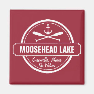 Moosehead Sjö Maine ankare anpassningsbar town oc Magnet