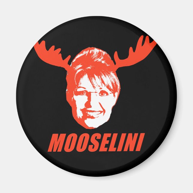 Mooselini T-shirts och presenter Magnet (Framsidan)