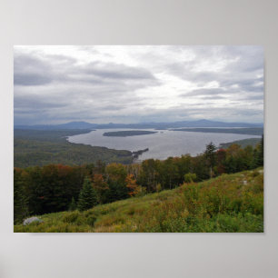 Mooselookmeguntic Sjö, Maine Poster