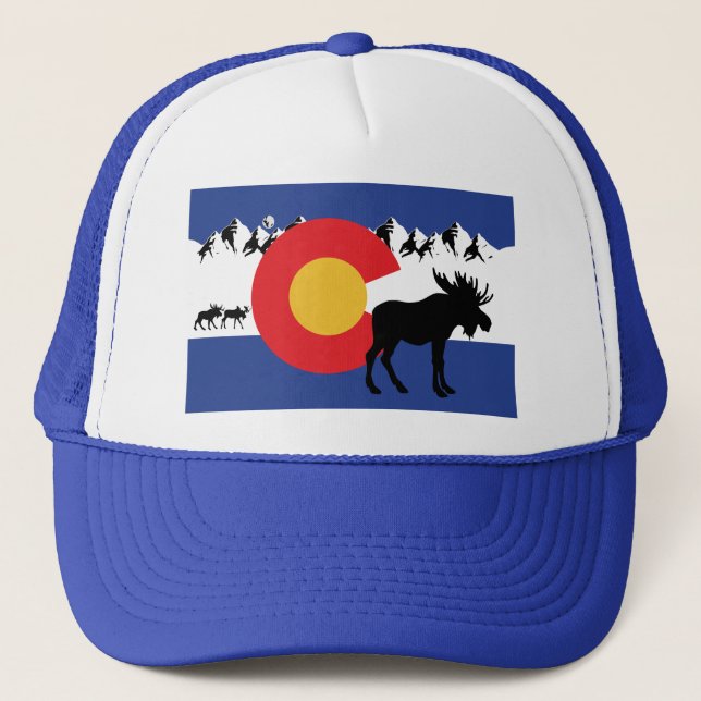 MOOSESin—Colorado-Flagga Keps (Framsida)