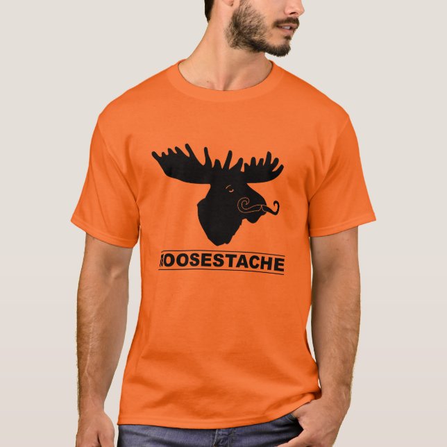 Moosestache Tee Shirt (Framsida)