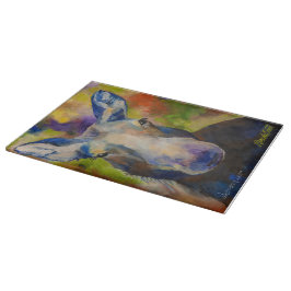 Moosey Moose Glass Cshing Board