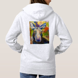 Moosey Moose & Puppy Sled Hund T Shirt