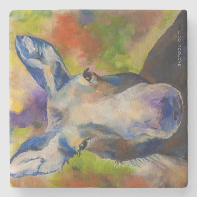 Moosey Moose Stone Underlägg (Framsidan)