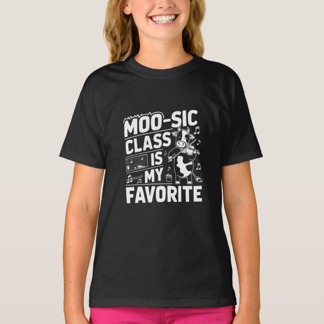 Moosic-klassen är min favoritundervisningen Moo Co T Shirt (Framsida)