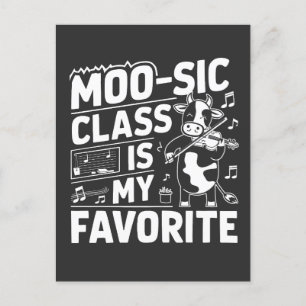Moosic-klassen är min favoritundervisningen Moo Co Vykort