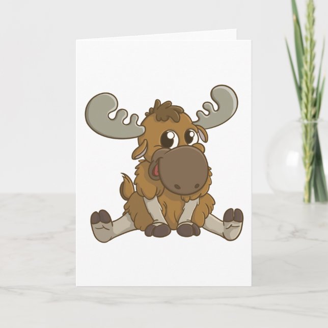 Moosie hälsningkort kort (Framsida)