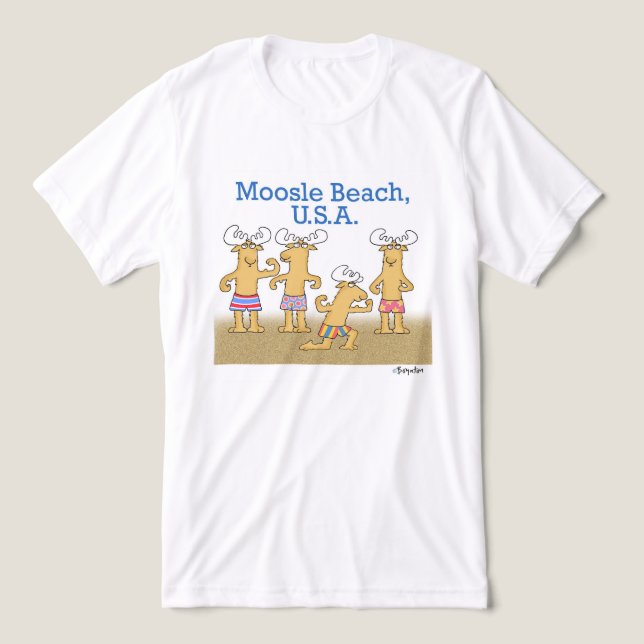 Moosle Beach, USA T Shirt (Design Framsida)