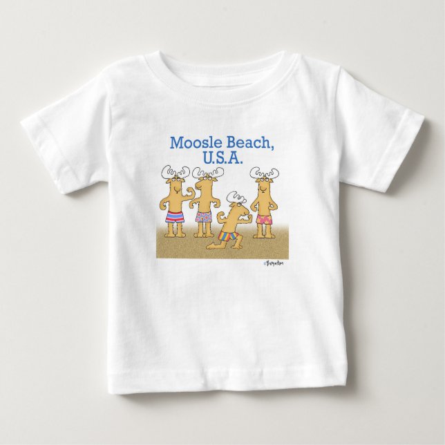 Moosle Beach, USA T Shirt (Framsida)