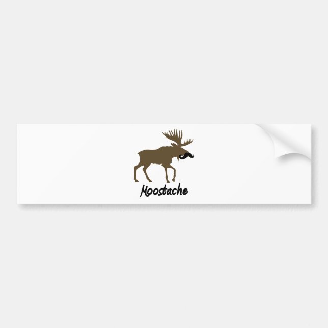 Moostache Bildekal (Framsidan)
