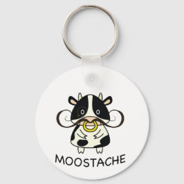 Moostache Nyckelring