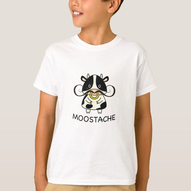 Moostache T-shirt (Framsida)