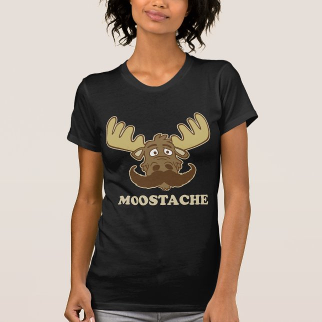 Moostache T-shirt (Framsida)