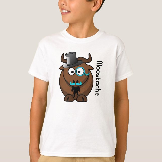 Moostache Tee Shirt (Framsida)