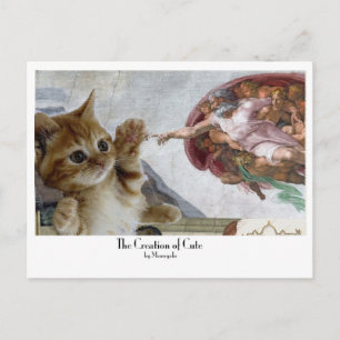 Moosterbitserie: "The Creation of Cute" Vykort