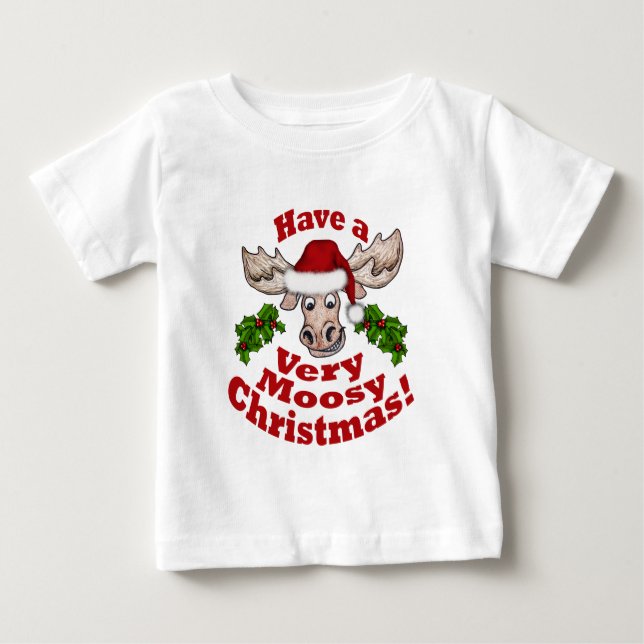 moosy christmas t-shirt (Framsida)