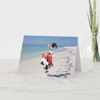 Mootildas som beachCOWmbing Kort