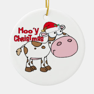 Mooy jul Cow Julgransprydnad Keramik