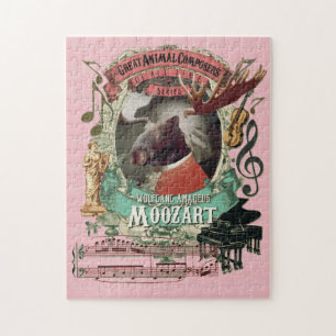 Moozart underbar djur kompositörMozart parodi Pussel