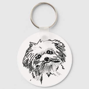 Mop-Hund Nyckelring