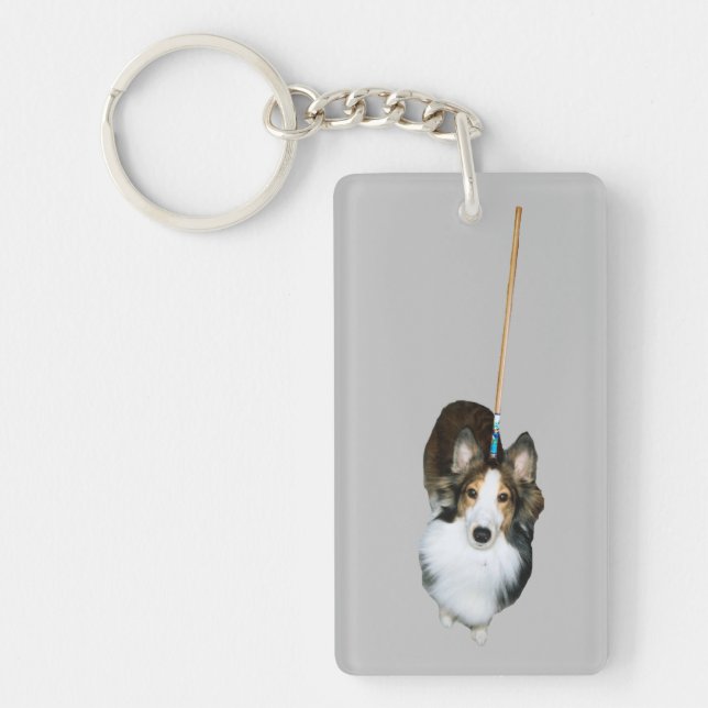 Mop-Hund Nyckelring (Framsidan)