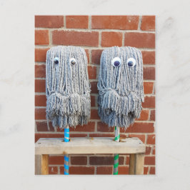 Mop toppar vykort