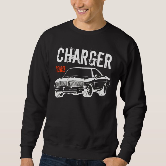Mopar - 1969 Dodge Charger Långärmad Tröja (Framsida)