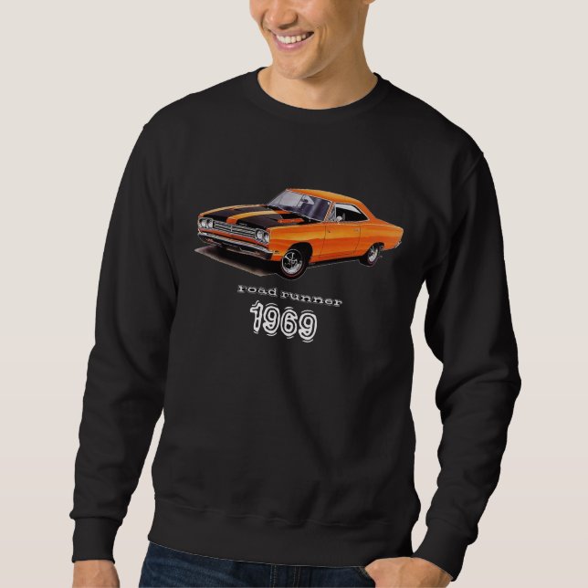 Mopar - 1969 Plymouth Road Runner Långärmad Tröja (Framsida)