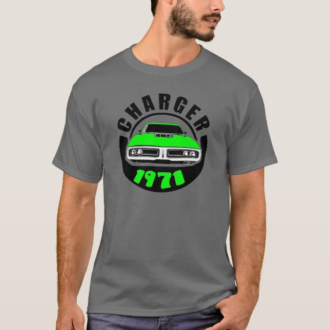Mopar - 1971 Dodge Charger T-Shirt (Framsida)