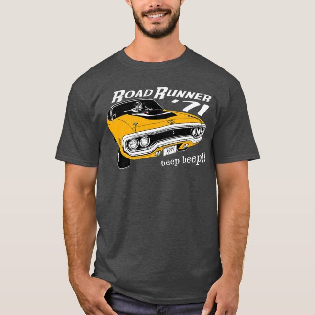 Mopar - 1971 Plymouth Roadrunner T Shirt (Framsida)