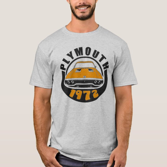 Mopar - 1972 Plymouth Roadrunner Butterscotch T Shirt (Framsida)