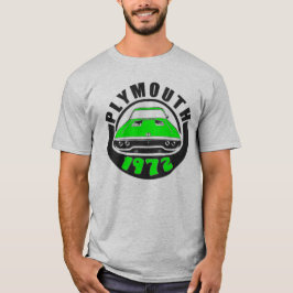 Mopar - 1972 Plymouth Roadrunner Limelight Grönt T Shirt