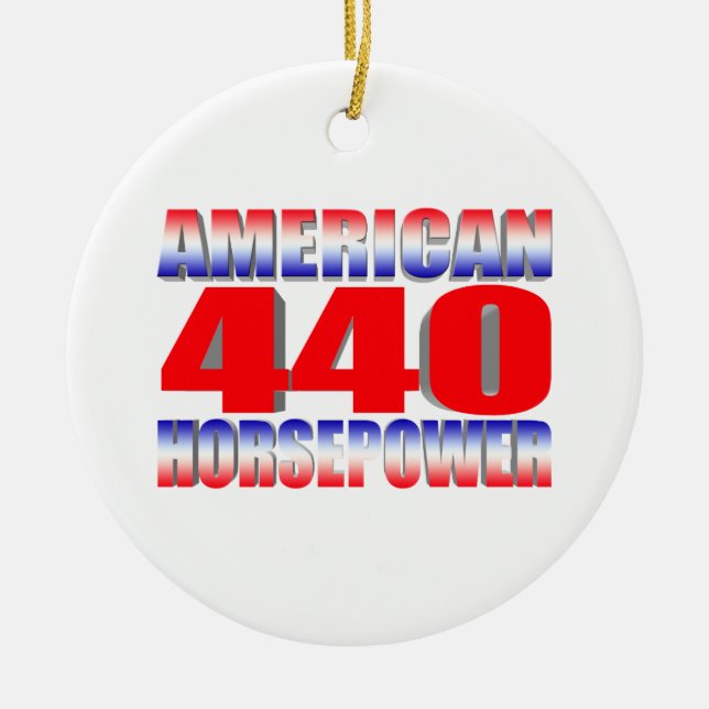 Mopar 440 fint julgransprydnad keramik (Framsidan)